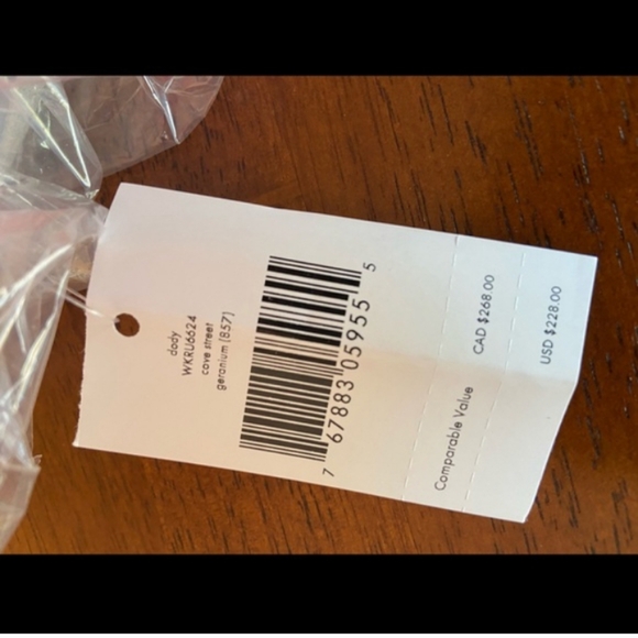 KATE SPADE Leather COVE STREET Crossbody NWT Color : geranium - Picture 6 of 6